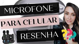 RESENHA DO MICROFONE SEM FIO PARA CELULAR H'MASTON MK08