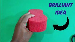 BRILLIANT IDEA WITH SPONGES AND GLOVES | HOMEMADE | AWESOME IDEAS | DIY