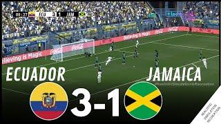  Ecuador 3-1 Jamaica COPA AMERICA 2024 | Highligths | Simulación y recreación de videojuego