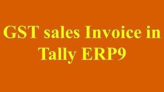 Inter State and Intra State  GST sales Purchase invoice entry  in Tally ERP9 | IGST-SGST-CGST entry