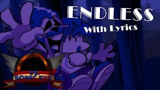 Endless WITH LYRICS - Friday Night Funkin' VS Sonic.EXE Mod Cover