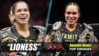 ULTIMATE Amanda Nunes Highlights | Amanda Nunes Top Finishes