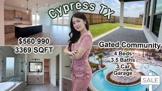 Đi Xem Nhà Đẹp Trong Khu An Ninh Có Cổng Riêng CYPRESS TX  | mattalehang