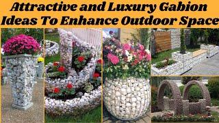 Diy Rock landscaping ideas  Attractive and Practical Gabion Ideas To Enhance Outdoor Space