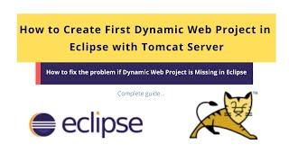 How to create First Dynamic Web Project in Eclipse with Tomcat server | Online tuts