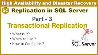 Replication in SQL server - Part 3 || Transactional Replication in SQL server || Ms SQL