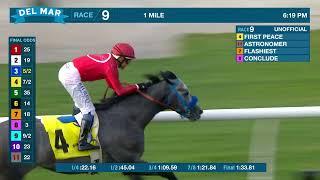 First Peace wins the Wickerr Stakes race 9 at Del Mar 7/21/24.