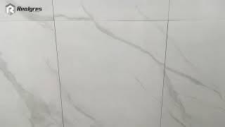 Realgres 600*1200 Infinity Connection White High Gloss Porcelain Floor Tile