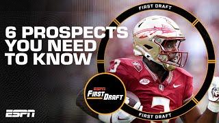 Mel Kiper Jr. & Field Yates reveal their Top UNKNOWN 2024 NFL Draft Prospects | First Draft 