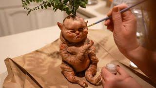 ASMR Sculpting a Dirt Baby (soft spoken/whisper)