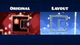 "Dash Full Version" Original vs Layout | Geometry Dash 2.2