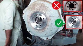 Tractor Rim Plate Making On Lathe Machine BaBa Mechanical Workshop 2021