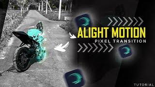 Pixel Scan Effect Transition Alight Motion Tutorial | Trending Instagram Reels Video Editing