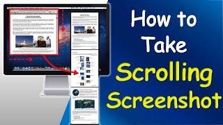 How to take Long Scrolling Screenshot | full page screen capture | Scroll screenshot