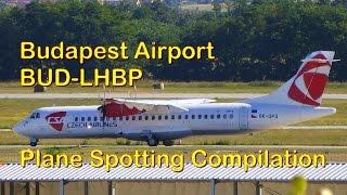 BUD-LHBP Budapest Airport Morning traffic short compilation !