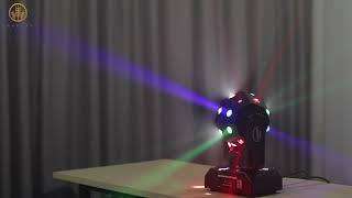 IMRELAX Disco Ball Light Beam Laser Strobe 3in1 DJ Light Moving Head Light for Small Home Party Club