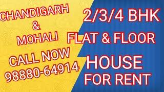 4 BHK CHANDIGARH SOCIETY FLAT AVAILABLE FOR RENT