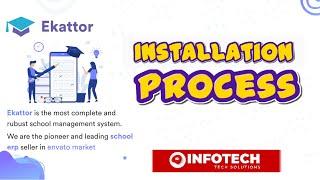 Ekattor School Management System Pro v6.2 / 7.1 Installtion Process Urdu(Hindi) 2022 | Infotech pkk