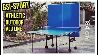 Тенісний стіл GSI-sport Athletic Outdoor Alu Line для вулиці