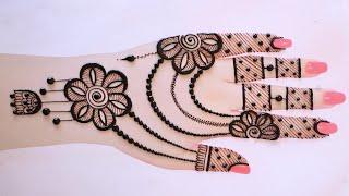 easy top Arabic mehndi design-weddingDulhan special #mehndidesign-simple#henna #madhi#eid #mehandi