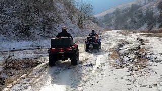 Winter Ride ️ From River Valley to Mountain Top ️ Atv Adventure ️