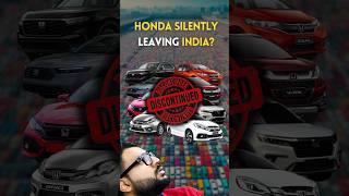 Honda Silently leaving India? #honda #car #automobile #india