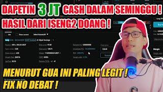 3jt/Minggu cuma iseng2 doang! Fix no debat! Cara menghasilkan uang dari internet terlegit menurut gw