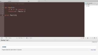 Learn to Code - Factorial function in Python