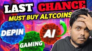 Last Chance ⏳: Must -Buy Altcoins 2024 - AI, DePIN, Gaming & Layer 1 Projects Exploded