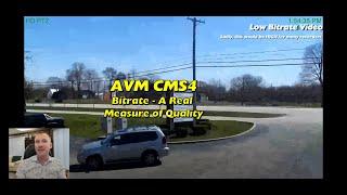 AVM CMS4 - Bitrate the secret to High Quality Security Camera Video