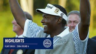 Vijay Singh Claims 2nd PGA Championship | 2004 PGA Championship