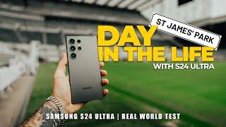 Real Day In The Life With Samsung Galaxy S24 Ultra - (Battery & Camera Test)