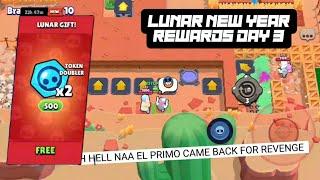 500 Double Tokens  | Lunar Rewards in Brawl Stars