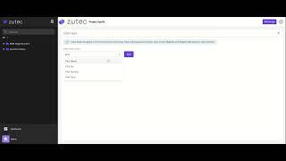 Adding a new filter field in Zutec Cloud