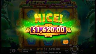Aztec Gems Deluxe Slot - Big Win