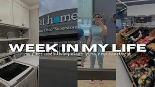 FIRST WEEK LVING IN MY NEW APARTMENT | packages, new furniture, shopping & more