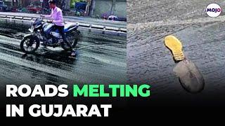 Heatwave Effect: Roads In Gujarat 'Melt' As Mercury Touches 40 Degrees