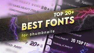 Pixellab Font Download Link | TOP 20 BEST FONTS FOR THUMBNAILS