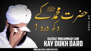 HAZRAT MUHAMMAD ﷺ Kay Dukh Dard Ka Waqia - Very Emotional Bayan By Moulana Raza Saqib Mustafai