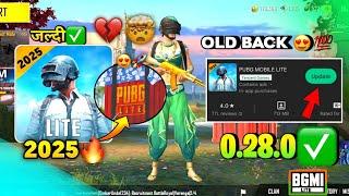 Pubg Lite New 0.28.0 Old Back Update 2025 | Pubg Lite Old is Back 0.28.0 Update 2025 