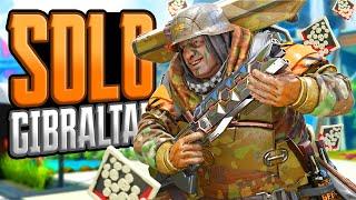 SOLO Gibraltar 24 KILLS and 5,550 Damage Apex Legends Gameplay Season 17