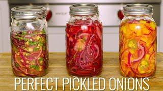 Pickled Onions- 3 Different Ways! I Simple Seasoning