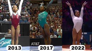 Jordan Chiles Vault || Highest Score Every Year || 2013-2022