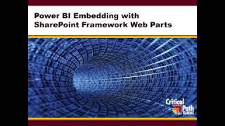 Power BI Embedding with SharePoint Framework Web Parts
