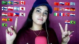 ASMR Counting You to Sleep in 35+ Different Languages