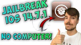 How To Jailbreak iOS 14.7.1  iOS 14.7.1 Jailbreak (NO COMPUTER)