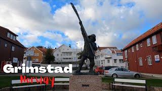 Grimstad , Norway . A lovely town . Vlog # 16