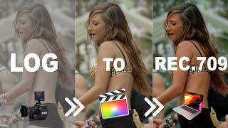 How to convert LOG to REC.709|FINAL CUT PRO X|Primary Steps Of Color Correection|In2colorhouse