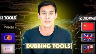 Top 3 Best Ai Tool For video Dubbing//best dubbing ai tools for youtube//video dubbing with ai