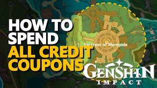 How to Spend All Credit Coupons Genshin Impact Vendors